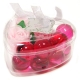 Подарочный набор для ванны Масляные фигурки и мыльные лепестки, цвет: красно-розовый Серия: Миражель инфо 12942k.