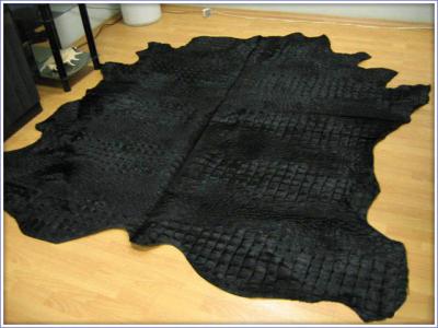 Ковер-шкура Ван Гог Крокодил черный 2010 г инфо 9826b.