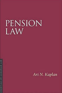 Pension Law Издательство: Irwin Law, 2006 г Мягкая обложка, 658 стр ISBN 155221088X инфо 9890b.